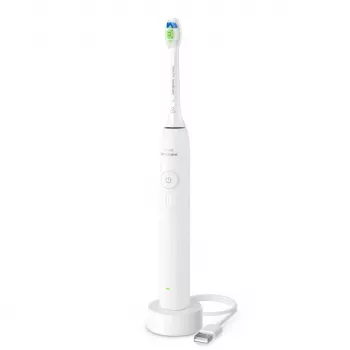 Periuță de dinți sonică reîncărcabilă Philips Sonicare 3100 Series HX4031/21, albă