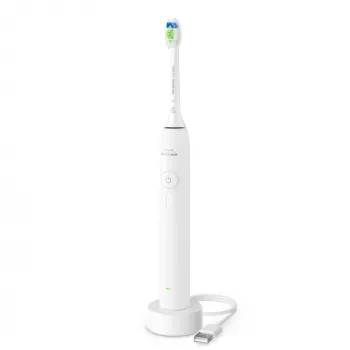 Periuță de dinți sonică reîncărcabilă Philips Sonicare 3100 Series HX4031/21, albă