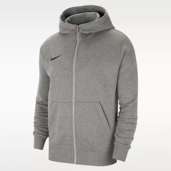 Hanorac cu fermoar integral din fleece Nike Park 20, gri deschis, CW6891 063
