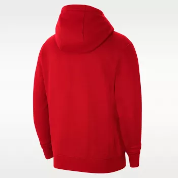 Hanorac cu fermoar integral din fleece Nike Park 20, University Red