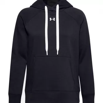 Hoodie Under Armour Rival Fleece HB pentru femei, negru, 1356317 001
