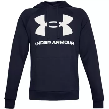 Hoodie Under Armour Rival Fleece Big Logo HD pentru bărbați, bleumarin, 1357093 410