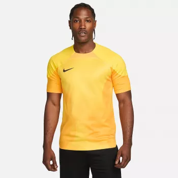 Tricou de portar Nike Dri-FIT ADV Gardien IV pentru bărbați, galben Opti/negru, M