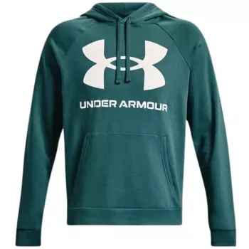 Hanorac Under Armour Rival Fleece Big Logo pentru bărbați, HD Green, 1357093 722