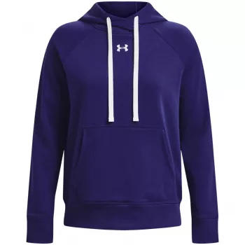 Hanorac Under Armour Rival Fleece HB pentru femei, Midnight Navy/Alb