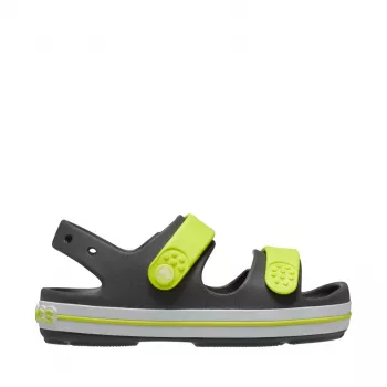 Sandale copii Crocs Crocband Cruiser grafit galben mărimea 32-33