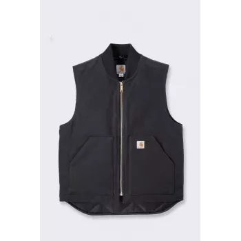 Vestă termoizolantă Carhartt V01 Firm Duck, negru