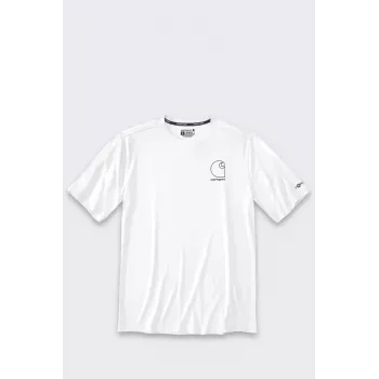 Tricou cu mâneci scurte Sun Defender Lightweight Logo, alb