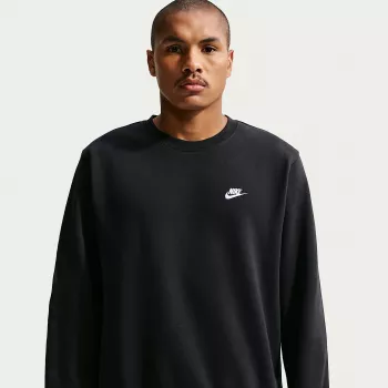 Hanorac cu glugă Nike Club Fleece pentru bărbați, negru, S