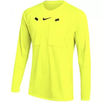 Tricou de fotbal cu mânecă lungă Nike Dri-FIT Referee III pentru bărbați, galben, 2XL