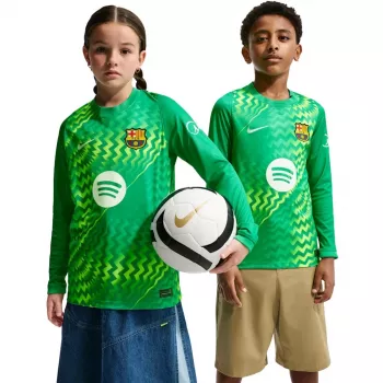 Tricou de portar Nike FC Barcelona Stadion pentru copii, 2026/27, verde, II3610 324, XL