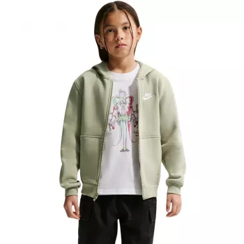 Hanorac pentru copii Nike Sportswear Club Fleece Barely Green L
