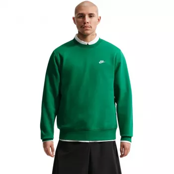 Nike Club Fleece Men's Crewneck Sweatshirt Green L