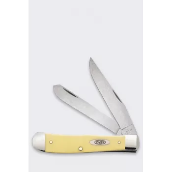 Case Trapper Pocket Knife SS Yellow