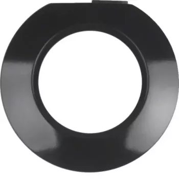Ramă de acoperire Hager WTD3371BG cu 1 post, Berker Serie 1930, negru lucios