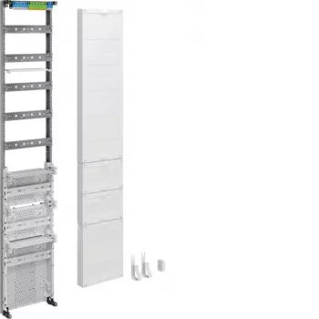 Tablou de contorizare Univers Z Hager ZU59VT5APZ2, 2 câmpuri, placă de distribuție 5 poli pentru 1 contor cu spațiu APZ