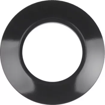 Ramă de acoperire Hager WTD3100BG cu 1 post, Serie 1930, negru lucios