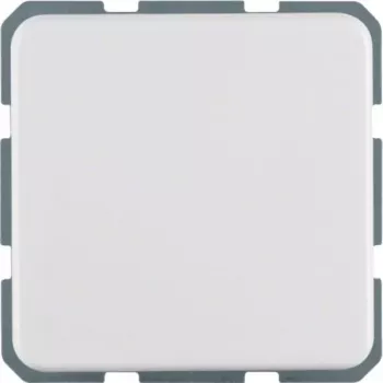 Priză SCHUKO Hager WWS1111PW cu capac rabatabil, montaj îngropat, IP44, alb polar lucios