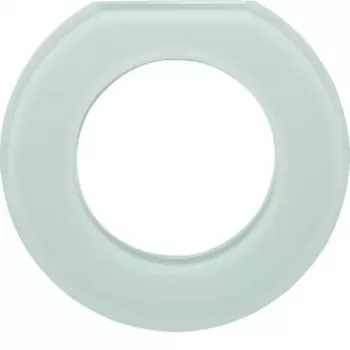 Ramă de acoperire din sticlă Hager WTD7173GWG, 1 post, alb polar