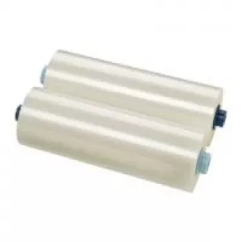 GBC EZload Laminating Roll Film, 2-Pack, Glossy, 30.5 cm x 75 m, 75 micron, Transparent