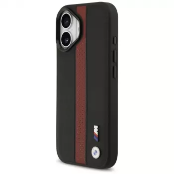 BMW Husă MagSafe M cu perforații și logo cu dungi pentru iPhone 17 - roșu