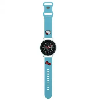 Hello Kitty Curea universală din silicon pentru ceas Kitty Head albastră 22mm
