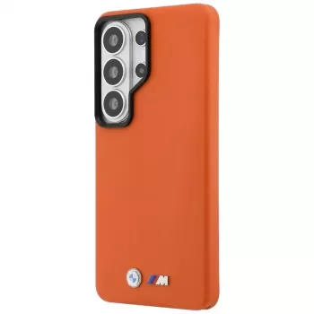 Husă MagSafe BMW M Metal Logo pentru Samsung Galaxy S26 Ultra - portocaliu