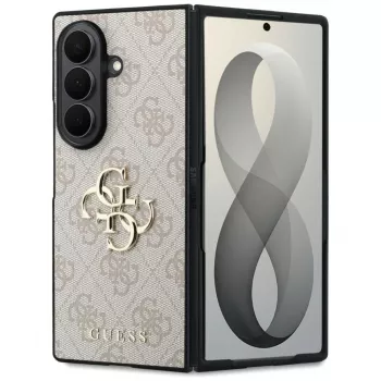 Husă PU Guess Big 4G Logo pentru Samsung Galaxy Z Fold 8 Ultra – roz