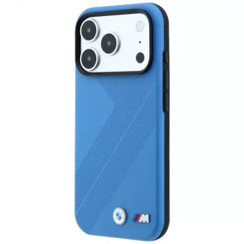 Husă MagSafe BMW M Tire Track Metal Logo pentru iPhone 18 Pro / 17 Pro - albastru