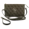 Geantă crossbody pentru telefon GUESS 4G Big Logo din piele PU maro, cu compartimente pentru carduri