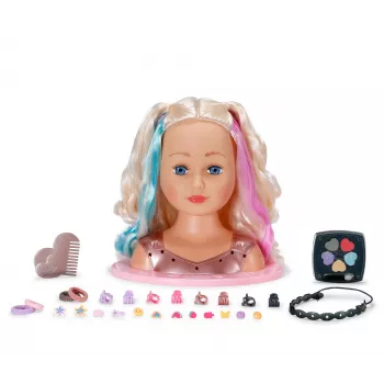 Cap de coafat BABY born Styling Head Rainbow, machiaj & coafat