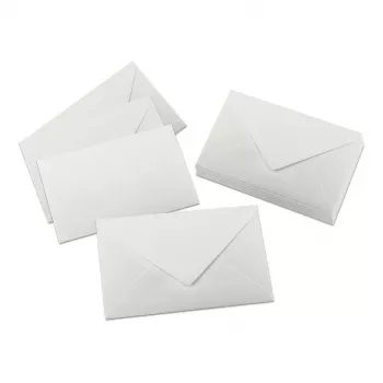 Plicuri din hârtie albe Sigel DU701 C6, pachet de 24 bucăți, autocolante, 80 g/m², compatibile cu laser și inkjet