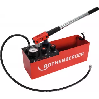 Pompă digitală de testare a presiunii Rothenberger RP 50 rezervor 12L 60 bar
