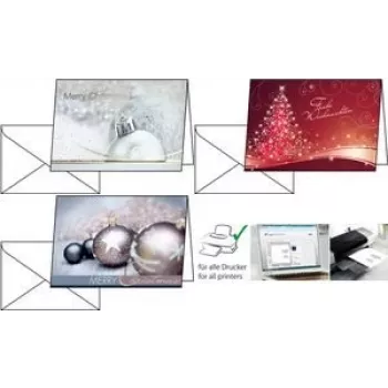Felicitare de Crăciun Sigel DS024 Exquisite, A6, 220 g/m², 25 buc