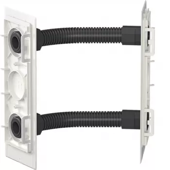 Hager ZM01AAR Conector de colț pentru carcase AAR, dulap la dulap, 90°, oțel