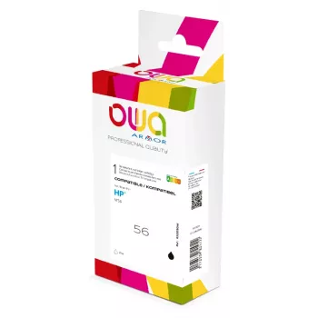 Armor OWA Compatible HP 56 Black High Capacity Ink Cartridge C6656A 21ml