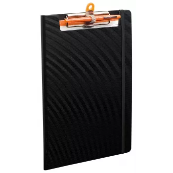 Exacompta Exaboard Clipboard A4 negru polipropilenă cu clemă metalică și inel de agățare