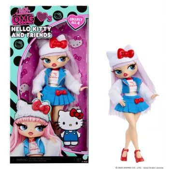 Păpușă de modă MGA L.O.L. Surprise O.M.G. Hello Kitty & Friends - Hello Kitty