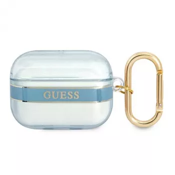 GUESS Strap Collection Husă AirPods Pro - albastră
