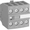 Bloc de contacte auxiliare ABB CA4-40E, 4 NO, montaj frontal, borne cu șurub