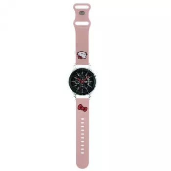 Hello Kitty curea universală din silicon pentru ceas 22mm roz cu design cap Kitty