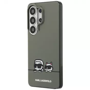Husă MagSafe Karl Lagerfeld Samsung Galaxy S26 Ultra IML Peekaboo Karl&Choupette verde