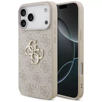 GUESS 4G Big Logo husă pentru Apple iPhone 17 Pro Max / 18 Pro Max - roz