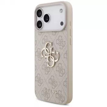 GUESS 4G Big Logo husă pentru Apple iPhone 17 Pro Max / 18 Pro Max - roz