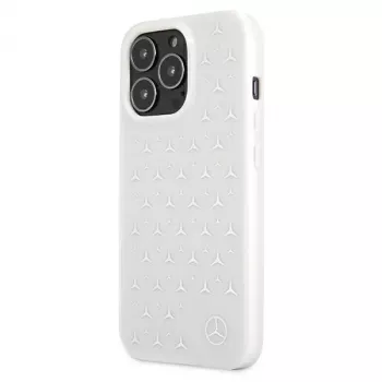 Mercedes-Benz MEHCP13LESPWH husă rigidă iPhone 13 Pro / 13 model stele argintii alb
