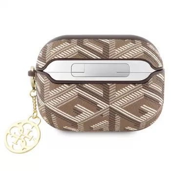 GUESS GUE003033 GCube Charm husă AirPods Pro maro