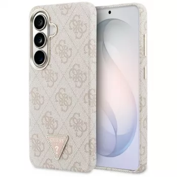 Guess 4G Triangle Logo husă MagSafe pentru Samsung Galaxy S26 - roz