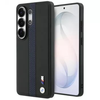 BMW Perforated Stripe Logo husă MagSafe pentru Samsung Galaxy S26 Ultra - albastră