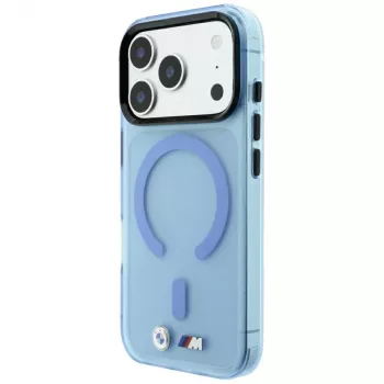 Husă BMW M IML Frosted MagSafe pentru iPhone 18 Pro / 17 Pro - Albastru