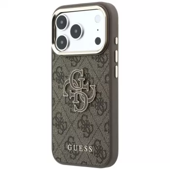 Husă GUESS 4G & Big Resin Logo pentru iPhone 17 Pro / 18 Pro - Maro